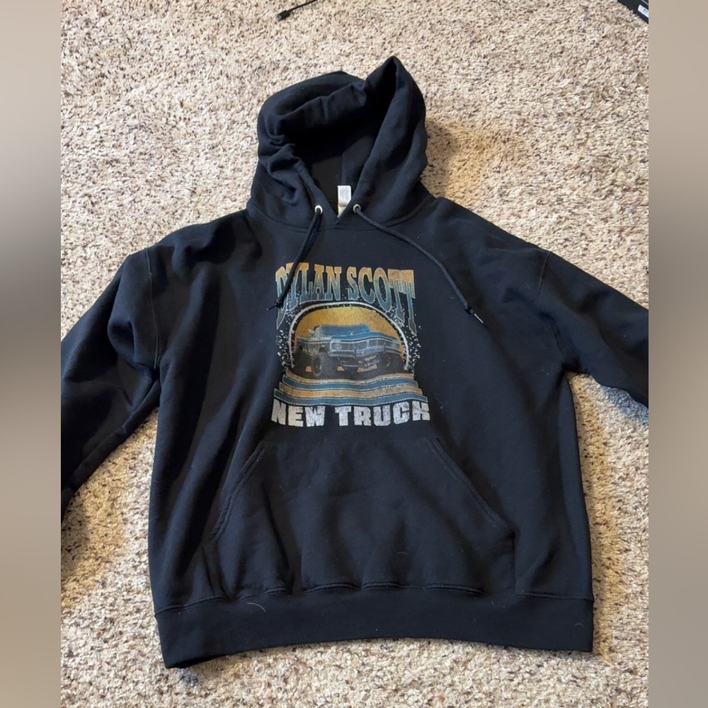 Dylan Scott Black Graphic Hoodie